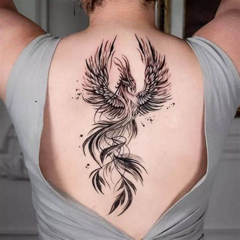 phoenix flower tattoo|phoenix tattoos for women.